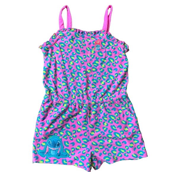 Disney Swim Disney Store Lilo And Stitch Leopard Terry Cloth Swim